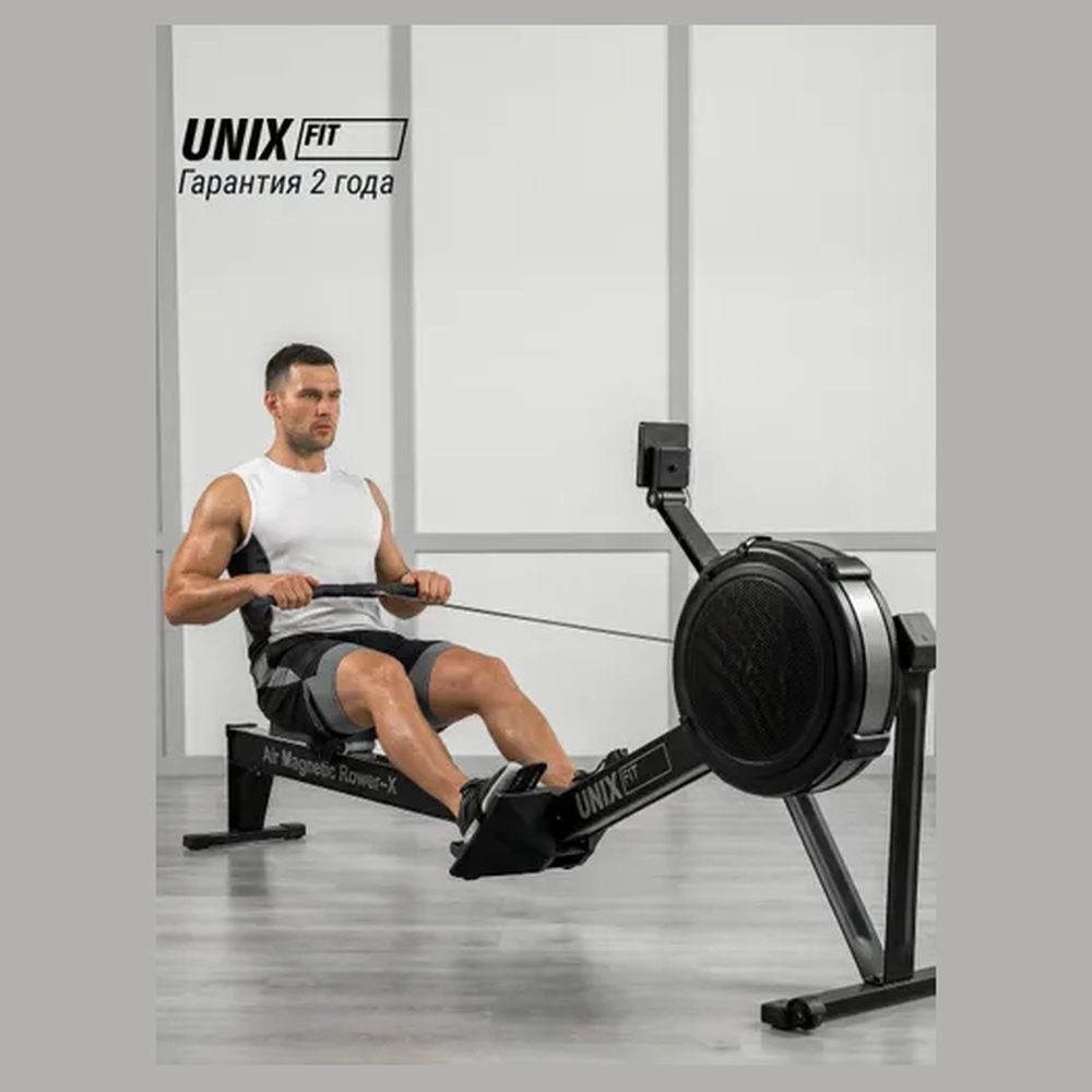 Гребной тренажёр UNIX Fit Techno Rower 360